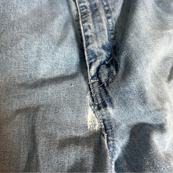 Vintage Levi’s Silvertab Jeans Mens 38x32 Blue Y2K 90s Carpenter Baggy Wide Leg - Picture 5 of 13